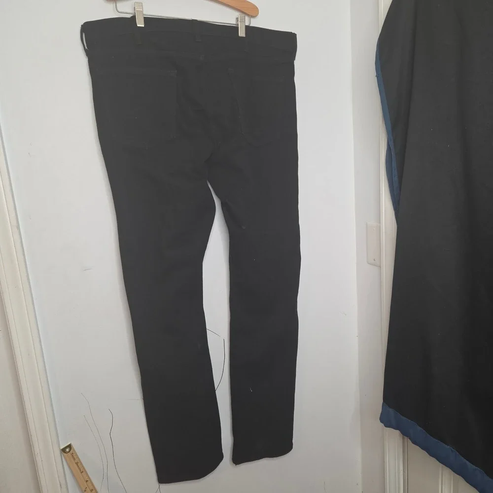Old Navy Mens Slim Fit Black Jeans 38x34 Stretch Cotton Blend Casual Pants‎